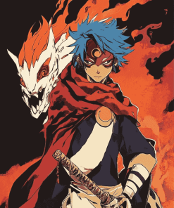 Kamina Anime Character Diamond Painting