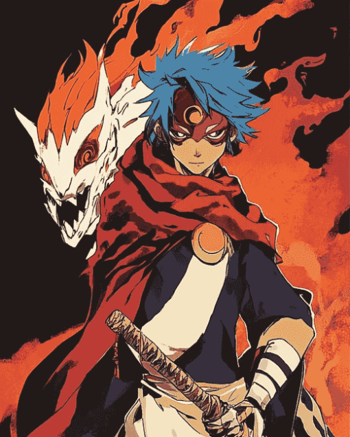 Kamina Anime Character Diamond Painting