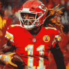 Kansas City Chiefs Football Star Diamond Painting