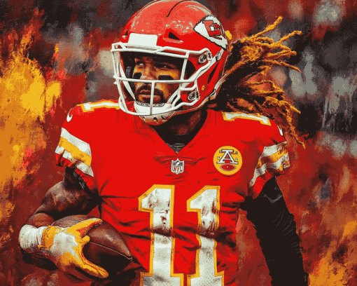 Kansas City Chiefs Football Star Diamond Painting