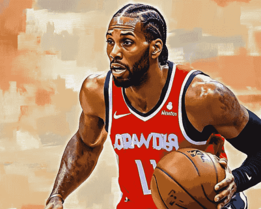 Kawhi Leonard Basketball Legend Diamond Painting