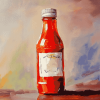 Ketchup Bottle Art Diamond Painting