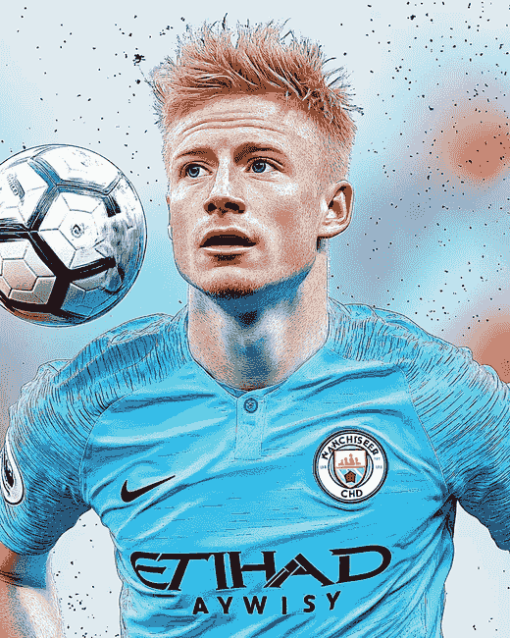 Kevin De Bruyne Manchester City Diamond Painting