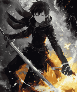 Kirito Anime Adventure Diamond Painting