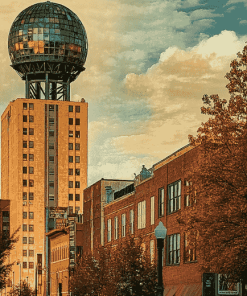 Knoxville Cityscape Diamond Painting