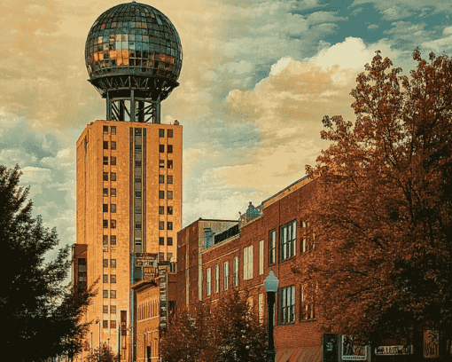 Knoxville Cityscape Diamond Painting