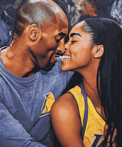 Kobe and Gianna Basketball Legend Diamond Painting