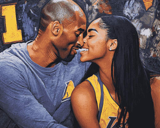 Kobe and Gianna Basketball Legend Diamond Painting