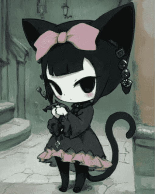 Kuromi Sanrio Anime Diamond Painting