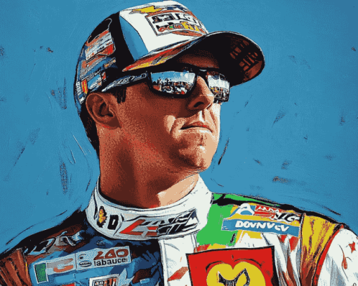 Kyle Busch Racing Legend Diamond Painting