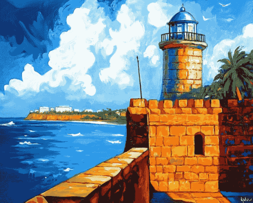 La Garita Puerto Rico Beacon Diamond Painting