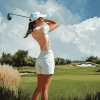 Lady Golf Sport Diamond Painting