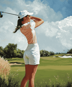 Lady Golf Sport Diamond Painting