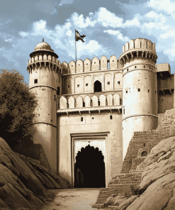 Lahora Fort Pakistan Diamond Painting