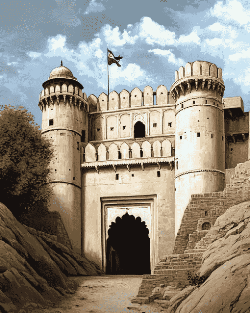 Lahora Fort Pakistan Diamond Painting