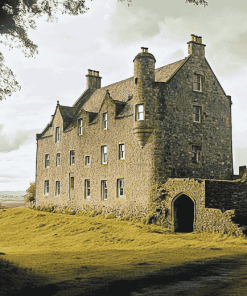 Lallybroch Castle Building Diamond Painting