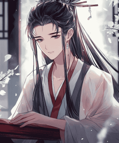 Lan Wangji Anime Diamond Painting