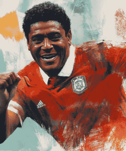 Legendary Eusebio Da Silva Football Diamond Painting