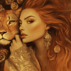 Leo Zodiac Woman Diamond Painting