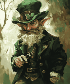 Leprechaun Fantasy Anime Diamond Painting