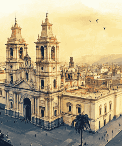 Lima Cathedral Masterpiece Diamond Painting