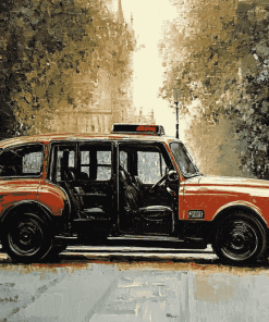 London Taxi Adventure Diamond Painting