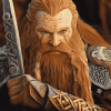 Lord of the Rings Gimli Diamond Painting