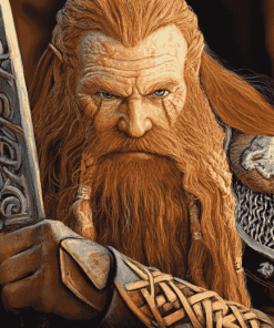 Lord of the Rings Gimli Diamond Painting