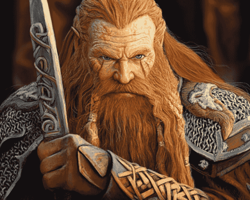 Lord of the Rings Gimli Diamond Painting