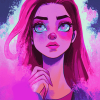 Lore Olympus Colorful Diamond Painting