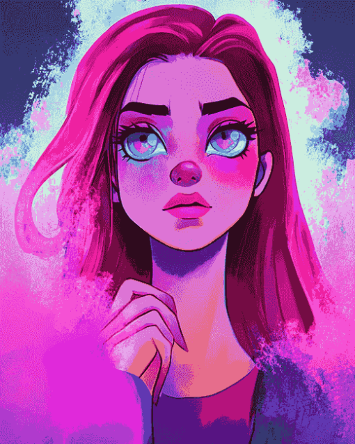 Lore Olympus Colorful Diamond Painting