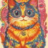 Louis Wain Kitty Animation Diamond Painting