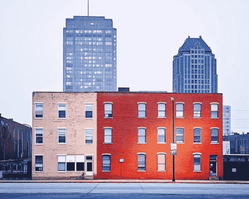 Louisville City Skyline Diamond Painting