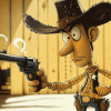 Lucky Luke Cartoon Diamond Painting