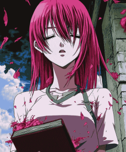 Lucy Elfen Lied Anime Diamond Painting