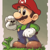 Luigi Adventure Video Game Diamond Painting