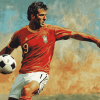 Luis Figo Legendary Footballer Diamond Painting