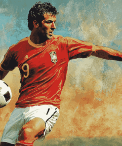 Luis Figo Legendary Footballer Diamond Painting