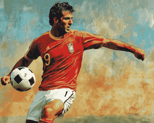 Luis Figo Legendary Footballer Diamond Painting