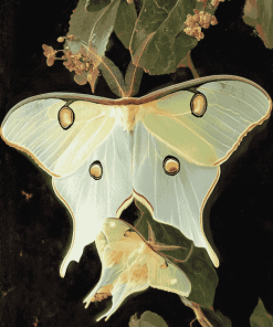 Luna Moth Butterfly Diamond Painting