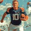 Mac Jones Football Star Diamond Painting