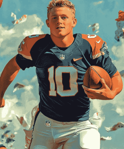 Mac Jones Football Star Diamond Painting