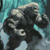 Mad Sasquatch Beast Diamond Painting