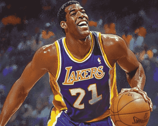 Magic Johnson Basketball Legend Diamond Painting