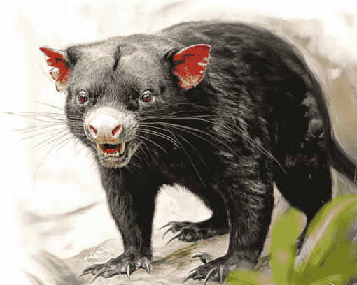 Majestic Tasmanian Devil Diamond Painting