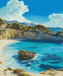 Mallorca Beaches Diamond Painting