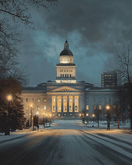 Manitoba Legislative Winnipeg Diamond Painting