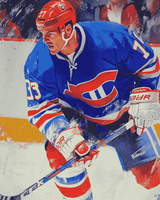 Mark Messier Ice Hockey Legend Diamond Painting