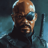 Marvel Superhero Nick Fury Diamond Painting