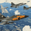 Mcdonnell Douglas F4 Jet Diamond Painting